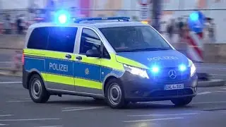 [ 🚔 👮‍♂️ Polizei-Action am Stuttgarter HBF ] 🚨📢 Viel Blaulicht und Horn...