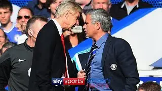 Jose Mourinho & Arsene Wenger on their touchline fight