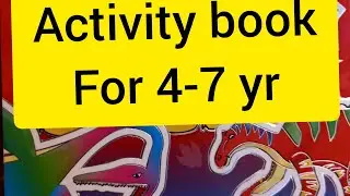 children activity book for 4-7 yr old | brown watson book|dinosaur for kids
