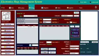 Electronics Shop Management System