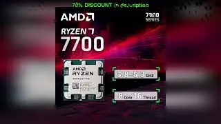 A must-have product! AMD Ryzen 7 7700 Processor 5.3GHz 8-Core 16-Thread L3=32MB Game Cache 5NM DDR