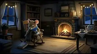 A Quiet Winter Moment | Mouse & Hedgehog/Тихий зимний момент | Мышь и ёжик