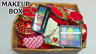 MAKEUP BOX UNBOXING ASMR, BEST MAKEUP BOX COLLECTION, BARBIE MAKEUP KIT, CHEAP MAKEUP
