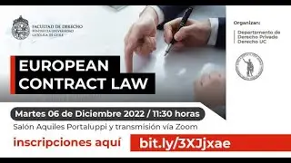 Seminario Internacional: European Contract Law