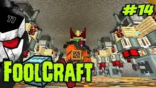 FOOLCRAFT #14 - NEW BASE! BIO STEAM PUNK??  [Modded Minecraft 1.10]