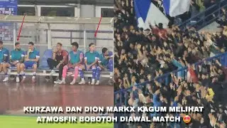 Atmosfir BOBOTOH membuat Layvin Kurzawa dan Dion Markx takjub!! Momen PERSIB vs Malut United 2-0