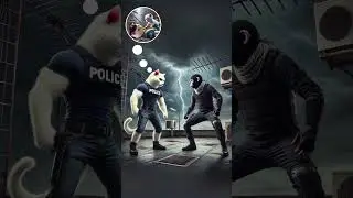 Finally, Police Kitten Takes Revenge for Dad! 😼🚨 #Kitten #AI #Cat #Revenge #Story #Trending #Short