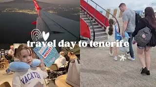 TRAVEL DAY | AIRPORT VLOG | SUNSET VIEWS ON THE PLANE | TENERIFE SEPTEMBER 2024