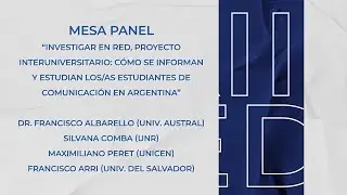 XXII&deg; Congreso REDCOM: mesa panel: Investigar en red