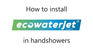 Ecowaterjet by Rabmer - How to install it