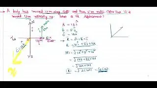 Finding resultant displacement in three dimension Problem IIT-JEE and NEET Physics