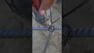 This Is How You Tie Rebar For A Footing!