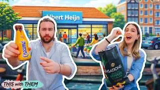 British People Try Dutch Snacks & Candy - This With Them