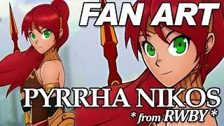 Fan Art - Pyrrha Nikos (from RWBY)