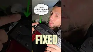 How to Fix a Loose Texas Weapon System Dust Cover #tattsandstraps #texasweaponsystems