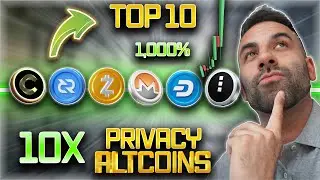 10 PRIVACY ALTCOINS - CHART COMPARISON STRENGTH ANALYSIS! MONERO ZCASH CANTON DECRED DASH MIDNIGHT