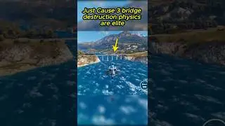 Wait for the structural collapse... #justcause3 #jc3 #shorts #gaming #gamingshorts#explosion#chaos
