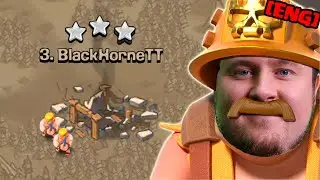 QC HYBRID with SUPER MINER in Clan War (Clash of Clans)
