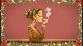 Vintage Jazz Vibes 🚬 Sweet Winter Cartoon &middot; Gentle Female Vocal Jazz for Cozy Christmas 1940s