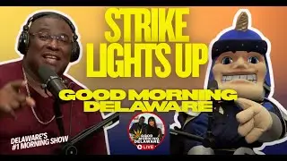 Strike the Mascot Brings Big Energy to Good Morning Delaware | DETV
