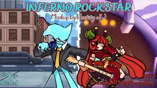 FNF Mashup - Inferno Rockstar [Solazar vs. Spicy | Godrays x Ignatius]