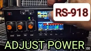 RS-918 Регулировка уровня мощности