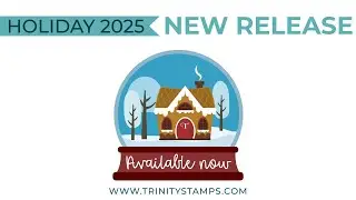 Create your own background with Trinity Stamps September 2025 Release!