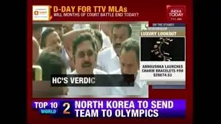 Madras HC To Give Verdict In Disqualification Of 18 AIADMK MLAs & Writ Petition Of 18 TTV Supporters