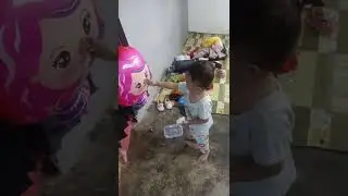 kasih makan balon LOL | nyam nyam | #anakmain #shorts #anakmakan