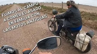 UN DIA DE CAMPO🐎🐄NOS FUIMOS CON EL BAQUEANO Y AMIGOS A RECORRER UN GRANJA CON NUESRAS MOTOS ANTIGUAS