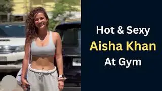Aisha Sharma Sizzling Look before Hitting The Gym | Interaction With Media | May 2023