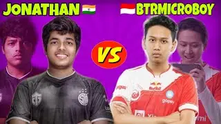 Jonathan🇮🇳 vs BTRMicroboy🇮🇩 | 1v1 Battle | Jonathan Challange Microboy | Best Player in The World