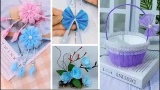 Surgical Facemask Craft Ideas / Recycling Disposable Face Mask / Mask Reuse Ideas
