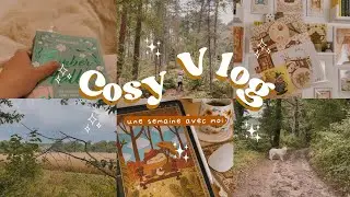 P&acirc;tisserie, illustrations automnales et promenade en for&ecirc;t 🌸🌲 Cosy Vlog