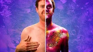 Man Tries Body Paint For The First Time