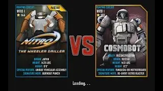 Real Steel WRB I NITRO VS Cosmobot NEW UPDATE (Живая Сталь)
