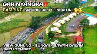 BARU LAGI & BIKIN BETAH‼️ CAMPING PINGGIR SUNGAI , RAPI & VIEW JUARA‼️ WANDERLUST CAMPING GROUND
