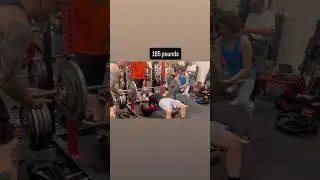 185 pounds bench press Epic!!!