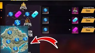 FREE FIRE NEW EVENT | EXCHANGE BLUE HEXAGON FOR AN FFCS PIN | HOW TO COLLECT BLUE HEXAGON TOKENS