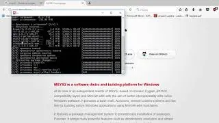 Установка msys2.Тест OpenMP, pthread.