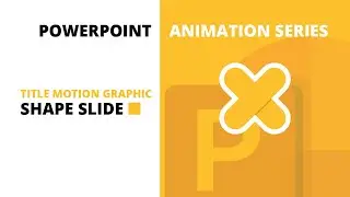 CARA MEMBUAT ANIMASI POWERPOINT MOTION GRAPHIC TITLE SHAPE SLIDE