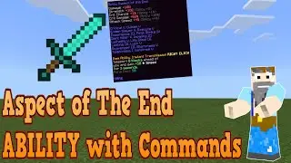 Как создать способность *АСПЕКТ КОНЦА* с помощью команд в Minecraft: Bedrock Edition!