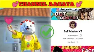 @BoT Master YT Ka Channel Wapas Aagaya 🥺💕 #botmasteryt #pubglite
