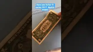 Rare  One Dollar Bill-B&rdquo; Series 2017 notebank of New York