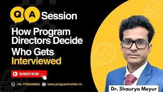 How Program Directors Decide Who Gets Interviewed | Residency MATCH Q&A for IMGs