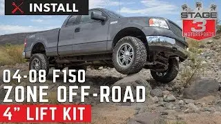 2004-2008 Ford F-150 Zone 4 Inch Lift Kit Install