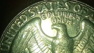 1995 P US QUARTER NEAT DOUBLE DIE REVERSE