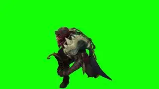 PYKE death animation GREEN SCREEN