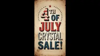 July 4th Live Crystal Auction! 🔮 Huge Deals & $9 Shipping &ndash; Join Us on Whatnot!