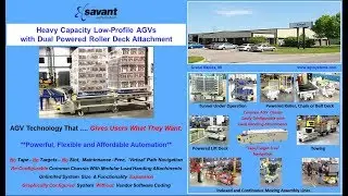 SAVANT AGV/AGC High Capacity Dual Roller Deck System